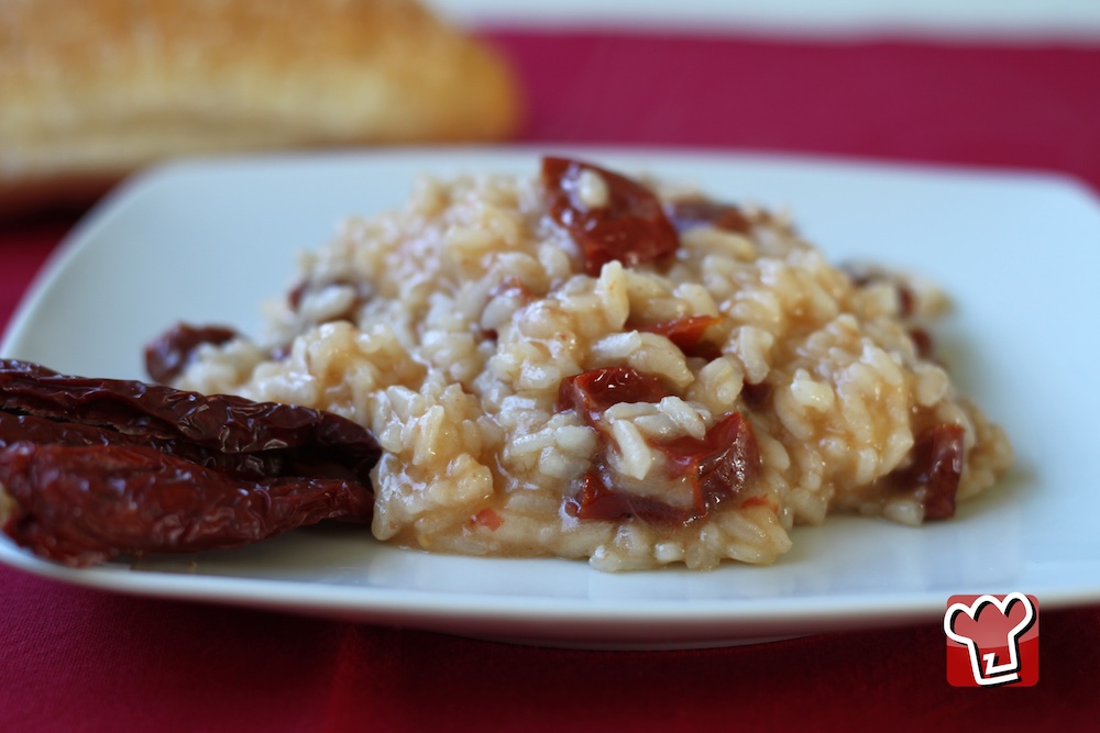 Risotto aux tomates sechees